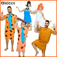 Nữ Wilma Flintstone Người Lớn Trang Phục Nam Flintstone 's Barney Rubble Trang Phục Đảng Supplie Caveman Trang Phục