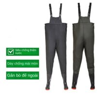 Nửa Chiều Dài Quần Nước Dày Chống Mài Mòn Quần Áo Chống Thấm Nước Nylon Câu Cá Câu Cá Jumpsuit Quần Nước Chống Thấm Nước