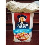 Nửa thùng yến mạch Quaker Oats 1 minutes (dạng cán vỡ) 2.26kg của Mỹ