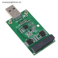 Nuanyangthree.vn 1Pc Mini USB 3.0 sang PCIE mSATA SSD gắn ngoài Thẻ chuyển đổi hội tụ PCBA mới