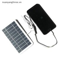 Nuanyangthree.vn 2W 5V 400mA Bảng điều khiển năng lượng mặt trời Hệ thống năng lượng mặt trời cho điện thoại di động Sạc pin Đầu ra USB mới