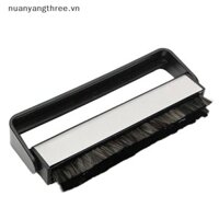 Nuanyangthree.vn Bàn chải làm sạch máy ghi âm Vinyl Máy nghe nhạc Tay cầm Bàn chải sợi Carbon Máy ghi âm Bàn chải nhựa mới