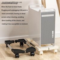 Nuanyangthree.vn Giá đỡ CPU di động có thể điều chỉnh Giá đỡ tháp máy tính có bánh xe lăn đa năng dưới bàn Máy tính Mainframe Giá đỡ mới
