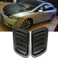 Nuanyangthree.vn Universal Car Bonnet Hood Vent Louver Scoop Cover Air Flow Intake Glossy Black mới