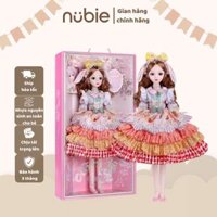 Nubie Búp Bê Barbie Elsa 60cm Có Khớp Cao Cấp, Đồ Chơi Búp Bê Công Chúa Có Chớp Mắt Cho Bé Gái