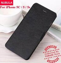 NUBULA For iPhone 5S / iPhone 5 / iPhone SE(2016) Case Full Cover Slim Silk Pattern With Card Slot Flip Cover For iPhone 5 / iPhone 5S / iPhone SE(2016)