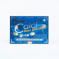 Nucare Calci nano D3K2DHA bổ sung canxi giúp xương chắc khoẻ, hộp 6 vỉ 10 viên nén