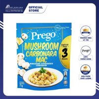 Nui Ăn Liền Carbonara Nấm Prego 71g - Thương Hiệu Mỹ, SX Malaysia | Prego Quick Cook Pasta Mushroom Carbonara Mac 71g
