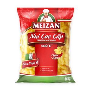 Nui chữ C cao cấp Meizan gói 200g