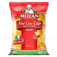 Nui Chữ C Cao Cấp Meizan Gói 200G