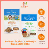 Nui Gạo Lứt Hữu Cơ Bellamy's Organic 7M+ (200g)