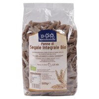 Nui ống lúa mạch đen nguyên cám hữu cơ Sottolestelle 500g