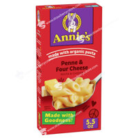 Nui Phô Mai Annie's Four Cheese Macaroni and Cheese With Organic Pasta, Hộp 156g (5.5 Oz.)