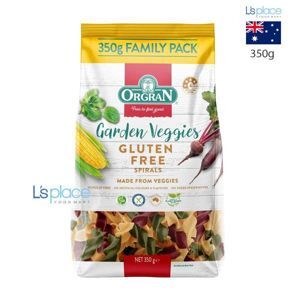 Nui xoắn vỏ sò bắp và rau củ Orgran 250g