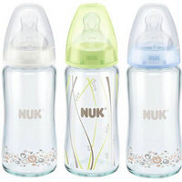 NUK® First Choice Plus Babyflasche mit Trinksauger Gr. 1 (0-6 Monate) 240 ml, 1 St