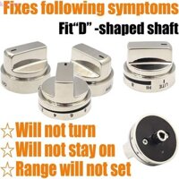 Núm bếp KORYES, AEZ73453509 Đa Năng Lò Nướng Nồi Núm, Bếp Gas Núm Điện Kim Loại Linh Kiện Thay Thế Bền Gas Range Núm Thay Thế Nhà