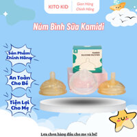 Núm Bình Sữa Kamidi Chất Liệu Silicon, Núm 1 Tia, Núm 3 Tia, Núm Tia Y, Núm Tập Hút