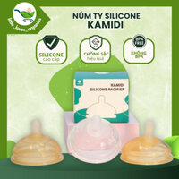 Núm Bình Sữa Kamidi  Silicon Cao Cấp, Núm 1 Tia, 3 Tia, Tia Y, Núm Tập Hút