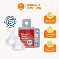 Núm bình sữa UPIS Hàn Quốc cho trẻ 6M+ size L số lượng 2 chiếc