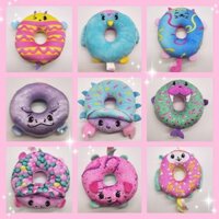 NUM NOMS Doughnut Cute Fragrance Doll Pet Series Plush Throw Pillow Doll Toys Hobbies Stuffed Animals Holiday Gifts for