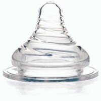 Núm ti bình sữa cổ rộng kidsme - 2 cái - Chữ Thập - 9M