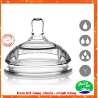 Núm ti bình Sữa Comotomo siêu mềm, Chính hãng, Núm Vú bình Comotomo 1, 2, 3 tia, chữ Y, Silicon