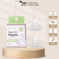 Núm ti bình sữa MOYUUM cho bé, núm ty silicone thay thế size 1, 2, 3 và 4