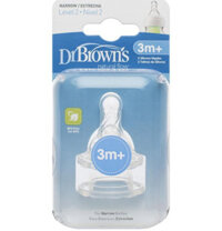 Núm ti Dr Brown cổ hẹp level 2