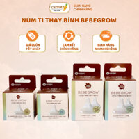 Núm Ti Green Finger BebeGrow Size S, M, L, LL Hàn quốc, Núm Ti Hai Van Thoát Khí