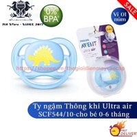 Núm ti ngậm Philips Avent Thông Khí - Ti giả cho trẻ 0 đến 6 tháng tuổi vỉ đơn