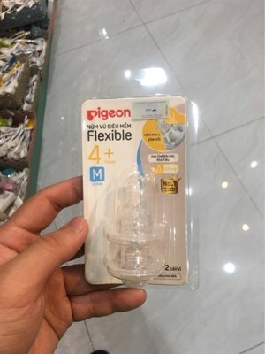 Núm ti silicone siêu mềm cỡ M Pigeon GCPG020051