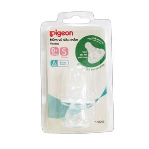 Núm ti silicone siêu mềm cỡ S Pigeon GCPG020050 (NV37001)