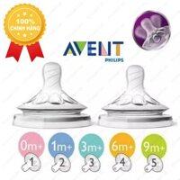 Núm Ty Avent Natural [ Mô Phỏng Ty Mẹ Tự Nhiên - Cam kết hàng chính hãng philips