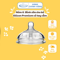 Núm ty chống sặc dành cho bình sữa comotomo, bình cổ siêu rộng (super wide neck)
