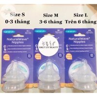 Núm ty Lansinoh set 2c Đủ size S/M/L