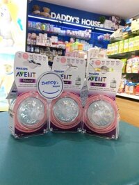 Núm ty natural Philips Avent từ 0 tháng số 1 (2 cái)