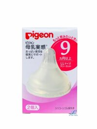 Núm Ty Pigeon Nội Địa Nhật Số 9 Cổ Rộng Size LL Cho Bé Từ 9 Tháng ( Lẻ 1 cái)