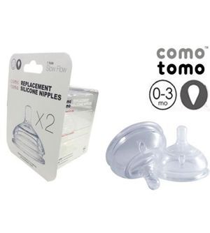 Núm ty silicone Comotomo 0m (set 2)
