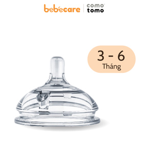 Bộ 2 núm ty silicone Comotomo 3m+