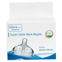 Núm ty silicone Gluck premium (size +)
