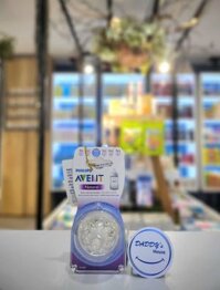 Núm ty Silicone natural Philips Avent số 2 (2 cái)
