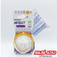 Núm ty Số 4 Philips Avent tự nhiên vỉ đôi 654.23 (Trên 6 tháng)