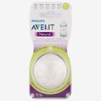 Núm ty thay Bình sữa Philips Avent Natural Số 5 Mẫu cũ 5 tia