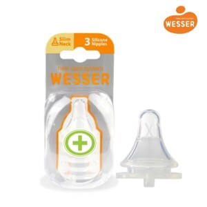 Núm ty Wesser cổ hẹp size + (3 - 18 tháng)