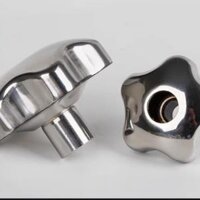 Núm Vặn Hoa Mận Inox 304 Ren Lỗ Suốt