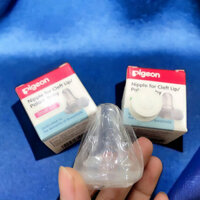Núm vú chuyên biệt Pigeon cho trẻ bị sức môi, hở hàm ếch | Núm vú hỗ trợ trẻ bị tật chẻ vòm