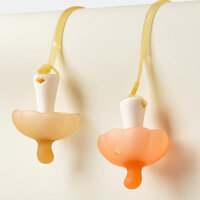 Núm vú giả cho bé Núm vú giả silicon có dây chuyền Chất liệu an toàn cấp thực phẩm