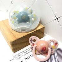 ☼❂Núm vú giả silicon siêu mềm ngủ Sữa mẹ mô phỏng sống động như thật Hộp lưu trữ quà tặng trẻ sơ sinh