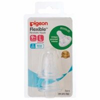 Núm vú Pigeon cổ hẹp size L 9+ 2c/vỉ