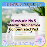 Numbuzin Số 5 + Niacinamide Mực đậm đặc Glutathione Niacinamide Niacinamide PHA & LHA 70pads Loại bỏ hiệu quả các đốm đen sau khi mụn công thức chống oxy hóa